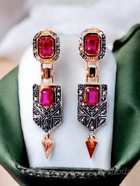 orecchini stile antico art decò 