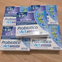 5 scatole di probiotico act gonfiore 