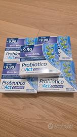 5 scatole di probiotico act gonfiore 