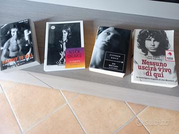 Libri biografici Jim Morrison, B. Scott e N.Drake