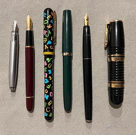 Penne stilografiche vintage ( alcune solo ricambi)