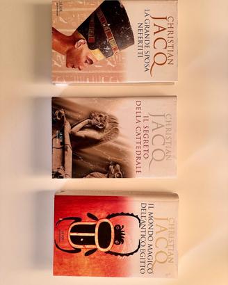 Lotto 3 libri Christian Jacq