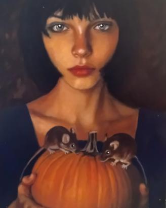Cinderella 2 olio su tela 60x40 