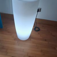 Portavaso con luce 