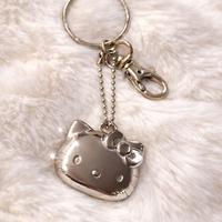 Portachiavi originale Sanrio Hello Kitty argento