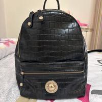 Zaino Versace nero effetto coccodrillo NUOVO