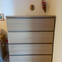 cassettiera 4 cassetti ikea mod malm 