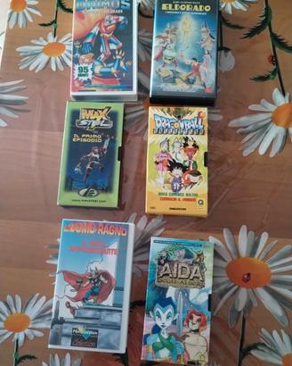 Videocassette cartoni animati