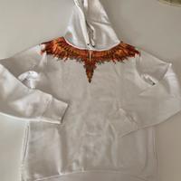 Felpa bianca Marcelo Burlon unisex