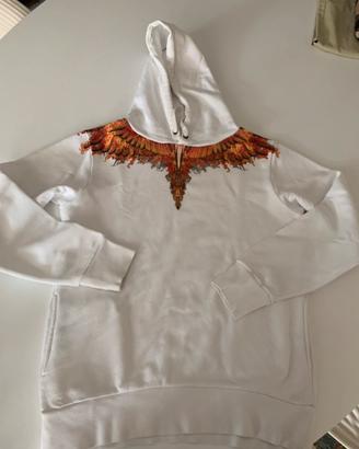 Felpa bianca Marcelo Burlon unisex