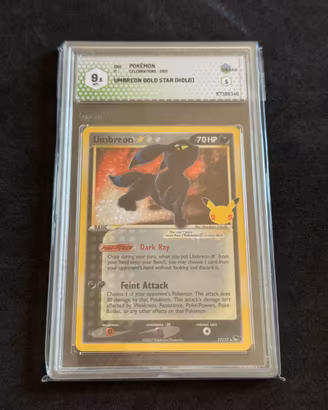 Umbreon gold star 25th anniversary- Pokemon