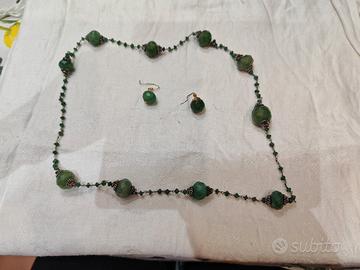 collana e orecchini 