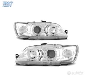 FARI PER PEUGEOT 306 93-97 ANGEL EYES FONDO CROMAT