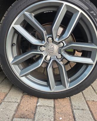cerchi in lega diamantati originali Audi da 18"