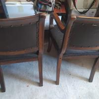 2 sedie art decò periodo fascista art decò.