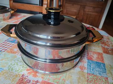 vaporiera in a ciao inox 18/10