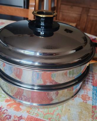 vaporiera in a ciao inox 18/10