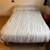 Rete a doghe + materasso piazza e mezza 120x190