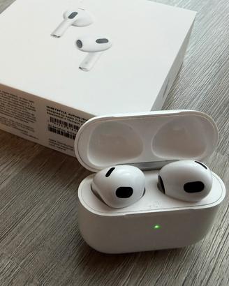 Apple Cuffie AirPods 3a gen. ricarica Wireless