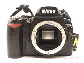 Nikon D40 fotocamera reflex digitale solo corpo co