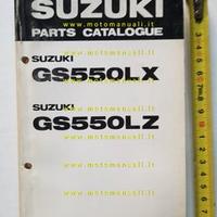 SUZUKI GS 1000 - H - E 1978 catalogo ricambi EPOCA