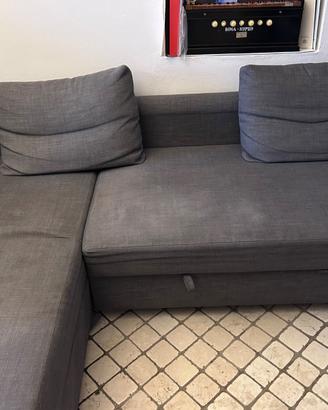 🛋️ Divano letto 3 posti + chaise longue contenito