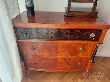 mobile cassettiera stile impero