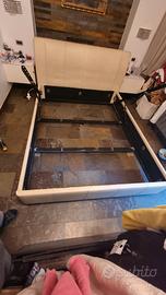 SCATOLA  E RETE DI UN LETTO MATRIMONIALE  CONTINET