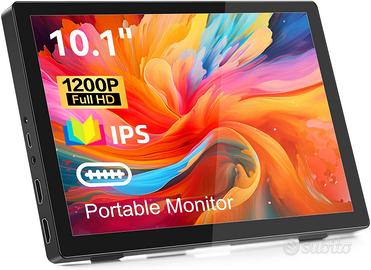 Portable Monitor, 10.1 Inch Portable Monitor Full