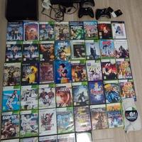 Xbox 360 + giochi Xbox e PS 2 +kinekt+controller.