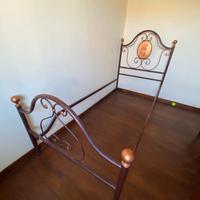 Letto singolo ottone