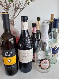 40  bottiglie vuote vino/spumante