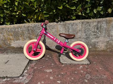 Bicicletta senza pedali da bambina