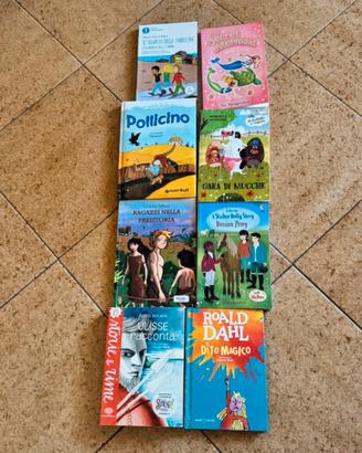 Lotto 8 libri per ragazzi titoli vari