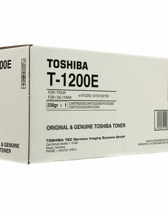 Toshiba T-1200E toner nero ORIGINALE 6.500 pagine