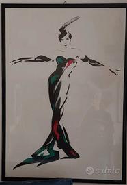 Stampa Michel Canetti - Lucia - 1988 linea Pop Art