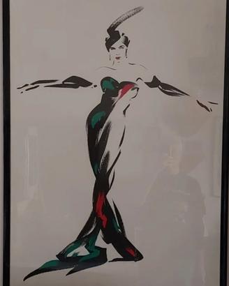 Stampa Michel Canetti - Lucia - 1988 linea Pop Art