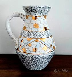 Brocca Ray Camart anni 50 ceramica dipinta a mano