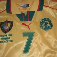 Maglie calcio originali CAMERUN MONDIALI 98 ETO'O