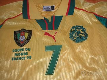 Maglie calcio originali CAMERUN MONDIALI 98 ETO'O