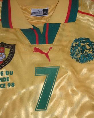Maglie calcio originali CAMERUN MONDIALI 98 ETO'O