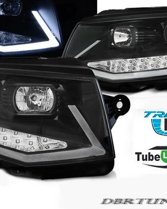 Fari anteriori Tube Light DRL VW T6 15-19 nero