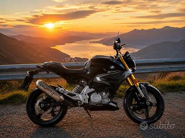 BMW G 310 R 2022| euro 5| Full scarico GPR| Nera