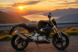 BMW G 310 R 2022| euro 5| Full scarico GPR| Nera