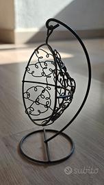 Sedia da giardino in miniatura casa delle bambole