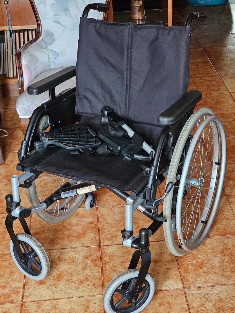 KMINA Sedia a Rotelle per Doccia e WC, Carrozzina Disabili con Ruote
