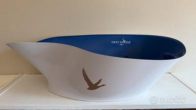 Grey Goose secchiello ghiaccio + calici + stirrer