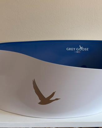 Grey Goose secchiello ghiaccio + calici + stirrer
