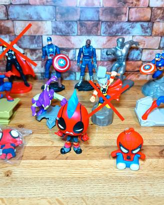 Marvel Lotto 10 Mini Figure - Spider-Man e Eroi