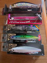 Duo Japan lotto 5 esche artificiali spinning nuove